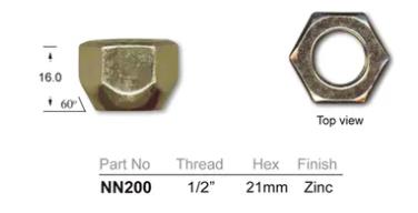 Wheel Nut NN200-100 - Nice Products | Universal Auto Spares