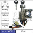 Lock & Switch NIC222 - Nice Products | Universal Auto Spares
