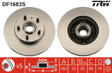 Brake Disc DF1683S - TRW