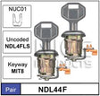 Door Locks pair NDL44F - Nice Products | Universal Auto Spares