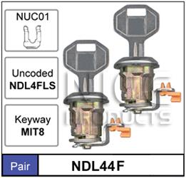 Door Locks pair NDL44F - Nice Products | Universal Auto Spares