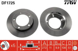 Brake Disc DF1725 - TRW
