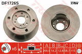 Brake Disc DF6726S - TRW