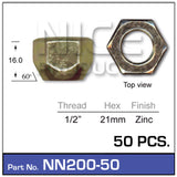 Wheel Nut NN200-50 - Nice Products | Universal Auto Spares