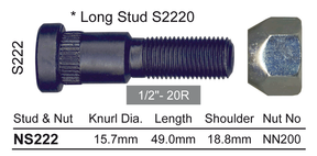 Stud & Nut NS222 - Nice Products | Universal Auto Spares