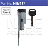 Ignition Barrel NIB117 - Nice Products | Universal Auto Spares