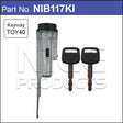 Ignition Barrel NIB117KI - Nice Products | Universal Auto Spares
