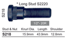 Wheel Stud S218 - Nice Products | Universal Auto Spares