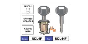 Door Lock NDL4F - Nice Products | Universal Auto Spares