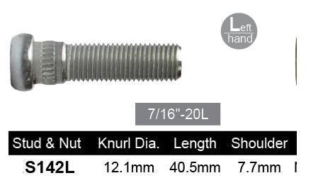 Wheel Stud S142L - Nice Products | Universal Auto Spares