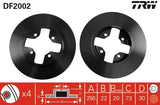 Brake Disc DF2002 - TRW