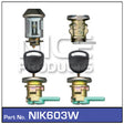 Lock set NIK603W - Nice Products | Universal Auto Spares
