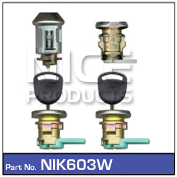 Lock set NIK603W - Nice Products | Universal Auto Spares