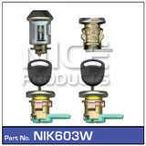 Lock set NIK603W - Nice Products | Universal Auto Spares
