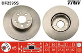 Brake Disc DF2595S - TRW