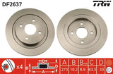 Brake Disc DF4637 - TRW