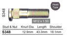 Wheel Stud S348 - Nice Products | Universal Auto Spares