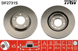 Brake Disc DF2731S - TRW