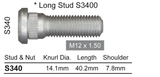 Wheel Stud S340 - Nice Products | Universal Auto Spares