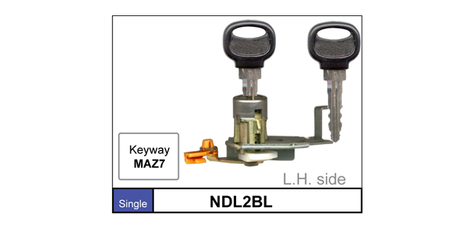 Door Lock NDL2BL - Nice Products | Universal Auto Spares