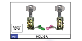 Door Locks pair NDL33R - Nice Products | Universal Auto Spares