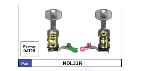 Door Locks pair NDL33R - Nice Products | Universal Auto Spares
