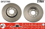 Brake Disc DF2778S - TRW