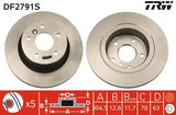 Brake Disc DF2791S - TRW