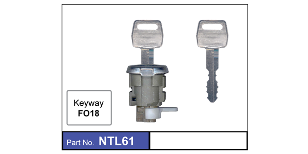 Tailgate Lock NTL61 - Nice Products | Universal Auto Spares