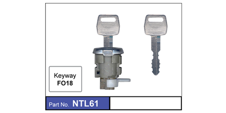 Tailgate Lock NTL61 - Nice Products | Universal Auto Spares