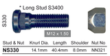 Stud & Nut NS330 - Nice Products | Universal Auto Spares