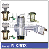 Lock set NIK303 - Nice Products | Universal Auto Spares