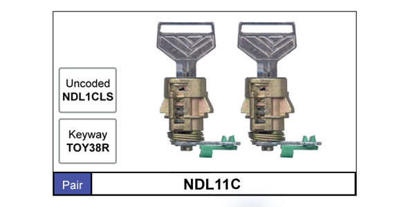 Door Locks pair NDL11C - Nice Products | Universal Auto Spares