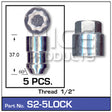 Lock Nuts (set of 5) S2-5LOCK - Nice Products | Universal Auto Spares