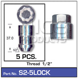 Lock Nuts (set of 5) S2-5LOCK - Nice Products | Universal Auto Spares