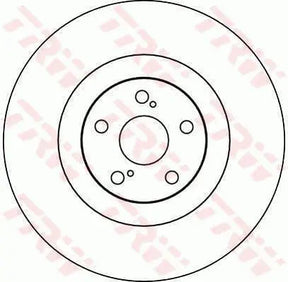 Brake Disc DF4101S - TRW