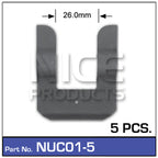 Retainer -U- NUC01-5 - Nice Products | Universal Auto Spares