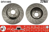 Brake Disc DF4148S - TRW