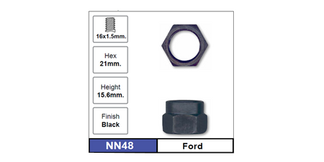 Hub-Nut NN48 - Nice Products | Universal Auto Spares