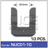 Retainer -U- NUC01-10 - Nice Products | Universal Auto Spares