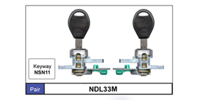 Door Locks pair NDL33M - Nice Products | Universal Auto Spares