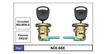 Door Locks Pair NDL66E - Nice Products | Universal Auto Spares