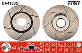 Brake Disc DF4183S - TRW