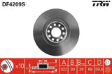 Brake Disc DF4209S - TRW