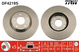 Brake Disc DF4219S - TRW