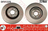 Brake Disc DF4222S - TRW