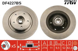 Brake Disc DF4227BS - TRW