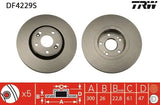 Brake Disc DF4229S - TRW