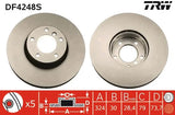 Brake Disc DF8248S - TRW