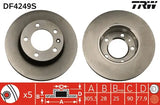 Brake Disc DF4249S - TRW